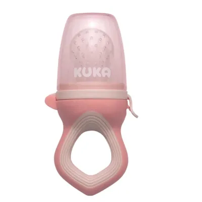 Alimentador Kuka Em Silicone Soft Rosa