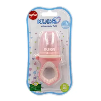 Alimentador Kuka Em Silicone Soft Rosa Alimentador Kuka Em Silicone Soft Rosa