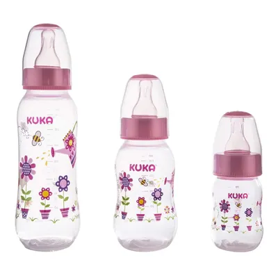 Kit Estojo Mamadeira Redonda Natural Color Com 3