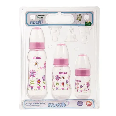 Kit Mamadeira Kuka Ortodôntica Estampa Sortida 03 Unidades Kit Mamadeira Kuka Ortodôntica Estampa Sortida 03 Unidades