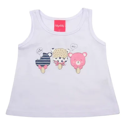 Conjunto Kely Kety Regata Estampada Doces  + Short Conjunto Kely Kety Regata Estampada Doces  + Short