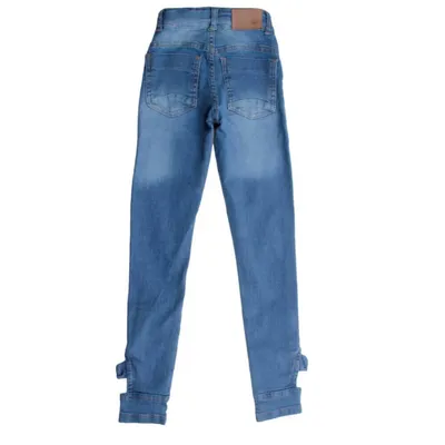 Calça Jeans Clube Do Doce Com Detalhe Laço