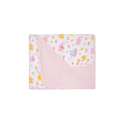 Manta Incomfral Baby Joy Flanelada Estampa Elefanta Manta Incomfral Baby Joy Flanelada Estampa Elefanta