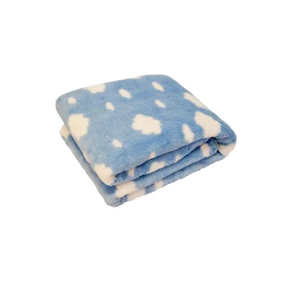 Manta Baby Joy Rolinho Nuvem Azul Manta Baby Joy Rolinho Nuvem Azul