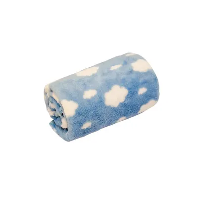 Manta Baby Joy Rolinho Nuvem Azul Manta Baby Joy Rolinho Nuvem Azul