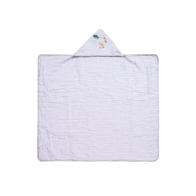 Toalha Com Capuz Baby Joy Soft Bordado Estampa Neutra