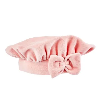 Boina Plush Bebê Fofinho Com Aplicação De Laço