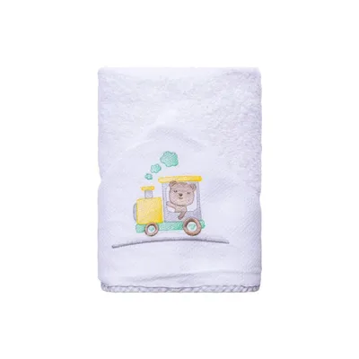 Toalha Capuz Incomfral Bambi Trenzinho Safari 67x90