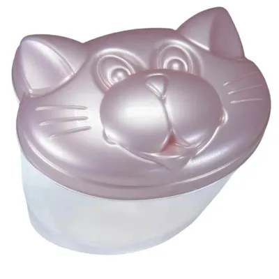 Porta Algodão Plastibrasil Baby Gatinha