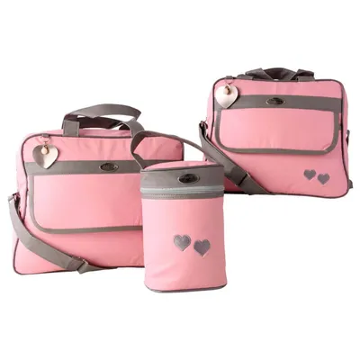 Kit Bolsa Mappyng Com 03 Peças Love Baby