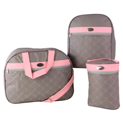 Kit Bolsa Mappyng Com 03 Peças Monalisa