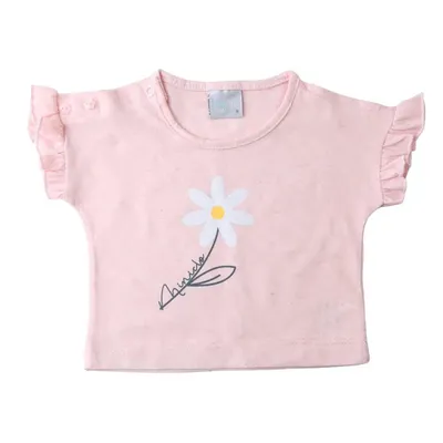 Conjunto Bebê Miniclo Blusa Estampa Flor + Shorts Básico Conjunto Bebê Miniclo Blusa Estampa Flor + Shorts Básico