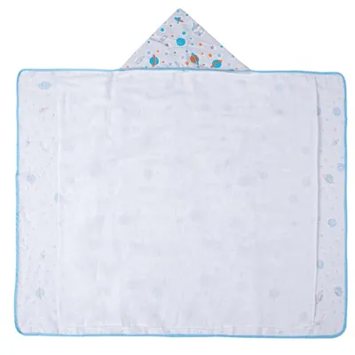 Toalha Forrada Papizinha Karinho Capuz Estampa Planetas Toalha Forrada Papizinha Karinho Capuz Estampa Planetas