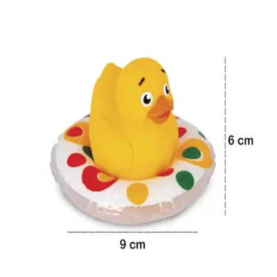 Patinho Banho Alegre Vila Toy Com Boia Patinho Banho Alegre Vila Toy Com Boia