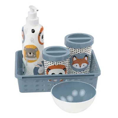 Kit Higiene Plasútil Bichinhos - 05 peças