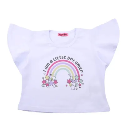 Conjunto Infantil Kookabu Blusa Estampa Arco Íris + Shorts Saia Tule Conjunto Infantil Kookabu Blusa Estampa Arco Íris + Shorts Saia Tule