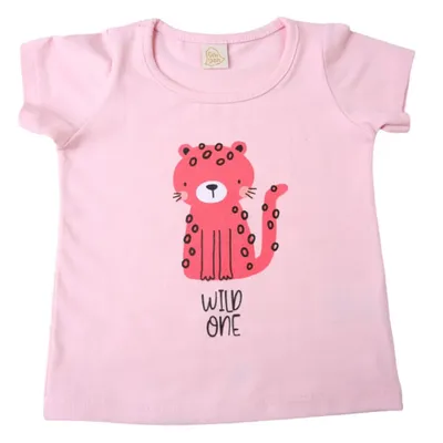 Conjunto Bebê Din Don Blusa Wild One + Shorts Estampado Conjunto Bebê Din Don Blusa Wild One + Shorts Estampado