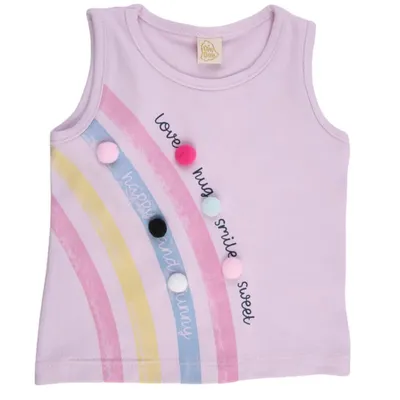 Conjunto Bebê Din Don Regata + Saia Com Detalhe Jeans Conjunto Bebê Din Don Regata + Saia Com Detalhe Jeans