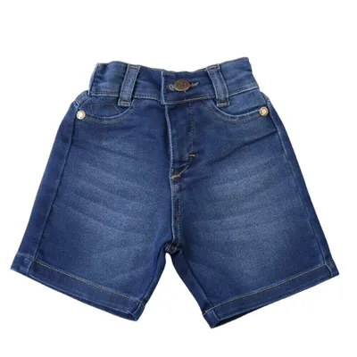 Bermuda Baby Gijo Com Bigode E Detalhe Cetim Bermuda Baby Gijo Com Bigode E Detalhe Cetim