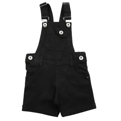 Jardineira Bebê Din Don Em Sarja Com Barra Virada E Bolso Jardineira Bebê Din Don Em Sarja Com Barra Virada E Bolso