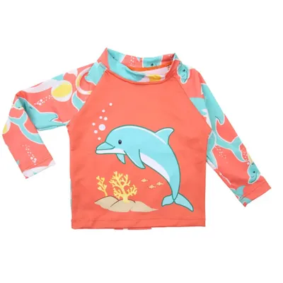 Conjunto Linha Praia Bebê Everly Estampa Golfinho Conjunto Linha Praia Bebê Everly Estampa Golfinho