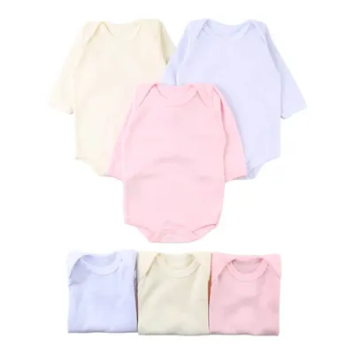 Kit Body Bebê Top Chot Suedine Liso - 06 Peças Kit Body Bebê Top Chot Suedine Liso - 06 Peças