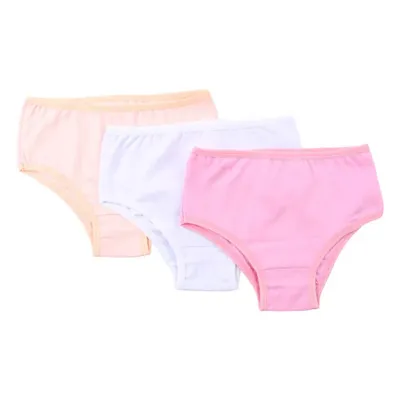 Kit Calcinha Infantil Kellynha Lisa Sortida - 3 Peças