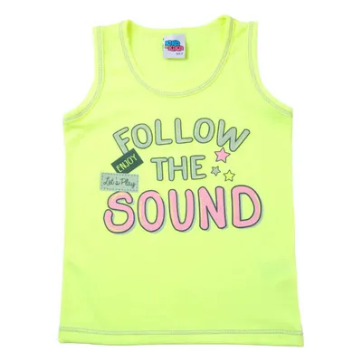 Conjunto Infantil Kiko E Kika Regata Estampa Follow + Shorts