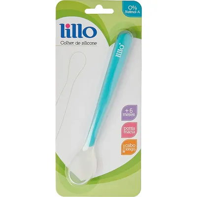 Colher Bebê Lillo Silicone Colher Bebê Lillo Silicone