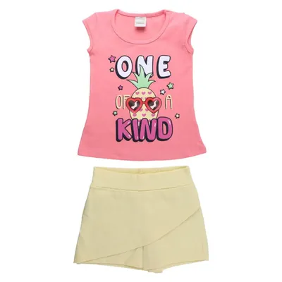 Conjunto Infantil Ralakids Regata Estampa One Kind + Shorts Conjunto Infantil Ralakids Regata Estampa One Kind + Shorts