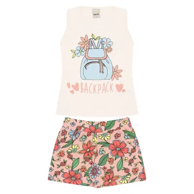 Conjunto Infantil Ralakids Regata Estampada + Shorts Cotton Conjunto Infantil Ralakids Regata Estampada + Shorts Cotton