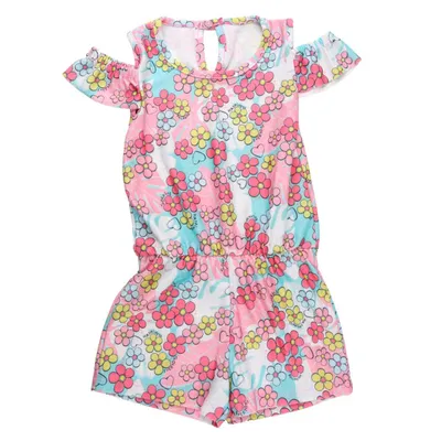 Macaquinho Infantil Ralakids Ciganinha Estampa Floral