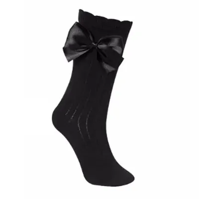 Meia Bebê Winston Com Aplicação De Laço Meia Bebê Winston Com Aplicação De Laço