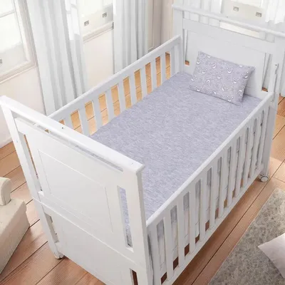 Jogo Lençol Para Berço Americano Bublim Ursos - 03 Peças Jogo Lençol Para Berço Americano Bublim Ursos - 03 Peças