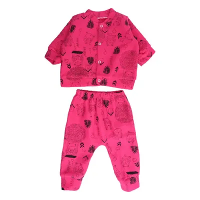 Conjunto Bebê Smoby Baby Blusão + Calça Estampada