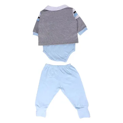 Pagão Dayane Baby Camisa Listras - 03 Peças