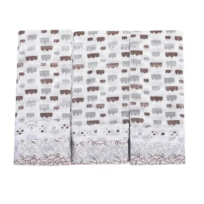 Kit Pano De Boca Minasrey Cia Do Neném Classic - 03 Unidades Kit Pano De Boca Minasrey Cia Do Neném Classic - 03 Unidades