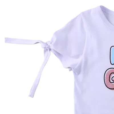 Blusa Infantil Color Mini Estampa Hey Girl