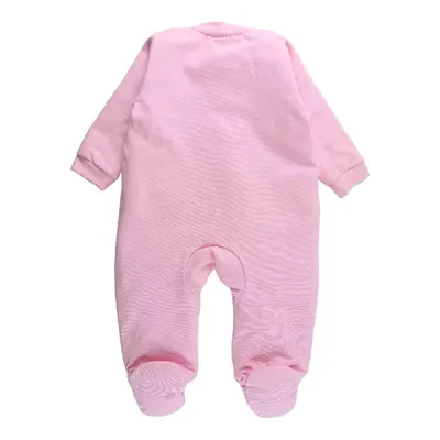 Macacão Longo Baby Gijo Bordado Ursinha