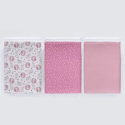 Fronha Sul Brasil Royal Baby Feminino - 3 peças Fronha Sul Brasil Royal Baby Feminino - 3 peças