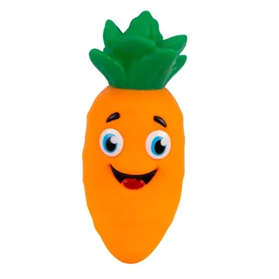 Chocalho E Mordedor Bebê Vila Toy Cenoura Chocalho E Mordedor Bebê Vila Toy Cenoura