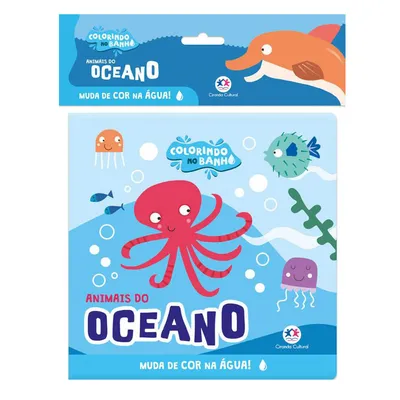Livro De Banho Ciranda Cultural Animais Do Oceano Livro De Banho Ciranda Cultural Animais Do Oceano