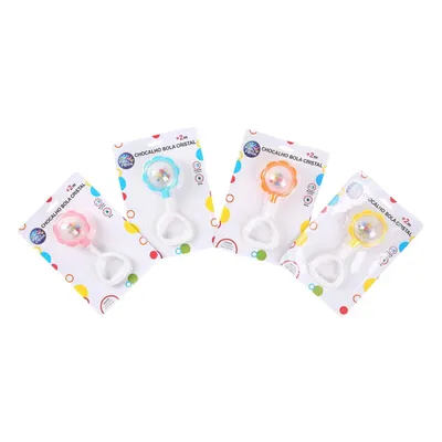 Chocalho Pais E Filhos Bola De Cristal Em Cor Sortida Chocalho Pais E Filhos Bola De Cristal Em Cor Sortida