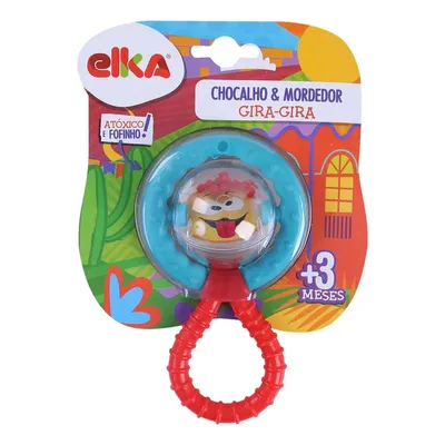 Chocalho & Mordedor Gira-Gira Elka Emoji Chocalho & Mordedor Gira-Gira Elka Emoji