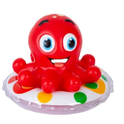 Polvo Banho Alegre Vila Toy Com Boia Polvo Banho Alegre Vila Toy Com Boia