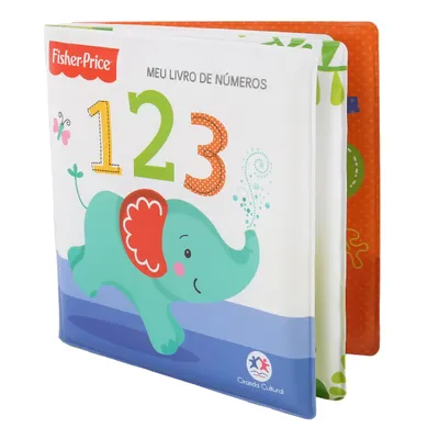 Livro De Banho Ciranda Cultural Fisher Price Números Livro De Banho Ciranda Cultural Fisher Price Números