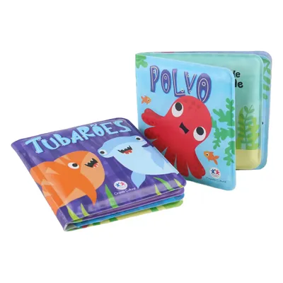 Livro De Banho Ciranda Cultural Tubarões E Polvo Livro De Banho Ciranda Cultural Tubarões E Polvo