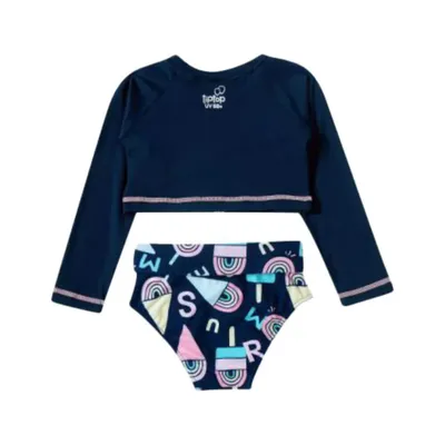Conjunto Praia Tip Top Estampa Sorvete Conjunto Praia Tip Top Estampa Sorvete