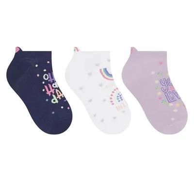 Kit Meia Sapatilha Selene Estampada - 3 Pares Kit Meia Sapatilha Selene Estampada - 3 Pares