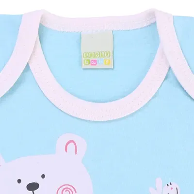 Macacão Curto Smoby Baby Estampa Ursinha Bicicleta